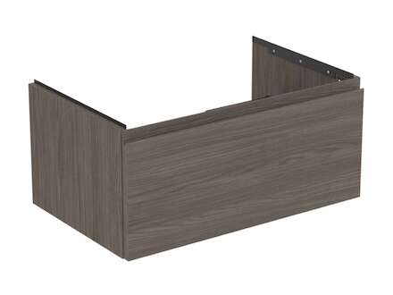 Ideal Standard Finesse - Umyvadlová skříňka, 80x51x37 cm, 1 zásuvka, Dark Elm E3392UR