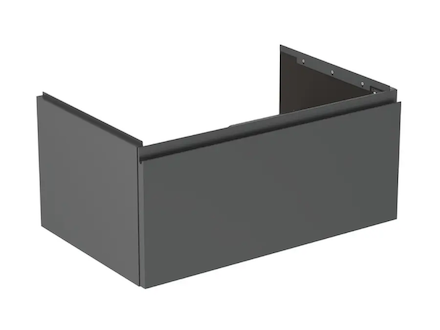 Ideal Standard Finesse - Umyvadlová skříňka, 80x51x37 cm, 1 zásuvka, matný antracit E3392Y2