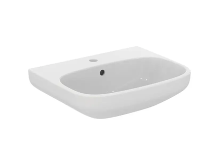Ideal Standard i.Life A - Umyvadlo 55x44 cm, s přepadem, otvor pro baterii, bílá T470601
