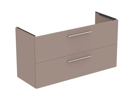 Ideal Standard i.Life A - Umyvadlová skříňka, 120x44x63 cm, 2 zásuvky, matná béžová T5258NH