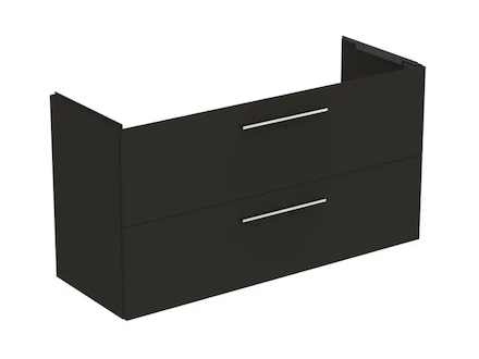 Ideal Standard i.Life A - Umyvadlová skříňka, 120x44x63 cm, 2 zásuvky, matná uhlově šedá T5258NV