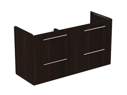 Ideal Standard i.Life A - Umyvadlová skříňka, 120x63x44 cm, 4 zásuvky, kávový dub T5513NW