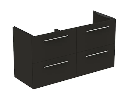 Ideal Standard i.Life A - Umyvadlová skříňka, 120x63x44 cm, 4 zásuvky, matná uhlově šedá T5513NV
