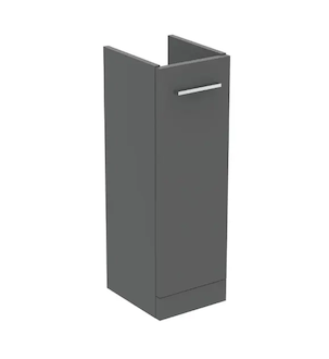 Ideal Standard i.Life A - Umyvadlová skříňka, 23x26x71 cm, 1 dvířka, šedý matný křemen T5266NG