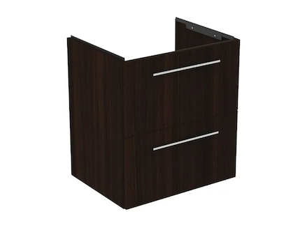 Ideal Standard i.Life A - Umyvadlová skříňka, 58x44x63 cm, 2 zásuvky, kávový dub T6850NW