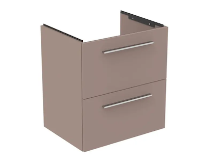 Ideal Standard i.Life A - Umyvadlová skříňka, 58x44x63 cm, 2 zásuvky, matná béžová T6850NH