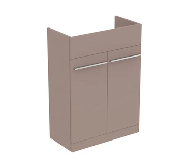 Ideal Standard i.Life A - Umyvadlová skříňka, 60x30x84 cm, 2 dvířka, matná béžová T5262NH