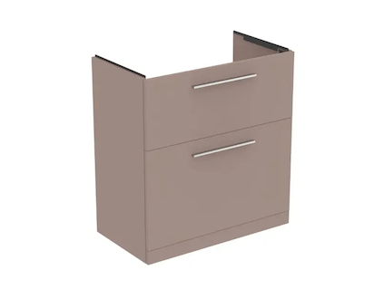 Ideal Standard i.Life A - Umyvadlová skříňka, 80x44x85 cm, 2 zásuvky, matná béžová T5274NH