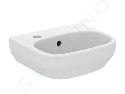 Ideal Standard i.Life A - Umývátko 35x30 cm, s přepadem, otvor pro baterii vlevo, bílá T470901
