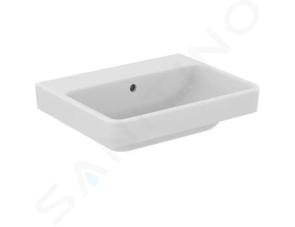 Ideal Standard i.Life B - Umyvadlo 55x44 cm, s přepadem, bez otvoru pro baterii, bílá T684601