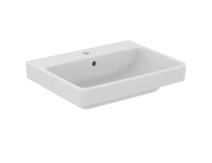 Ideal Standard i.Life B - Umyvadlo, 60x48 cm, s přepadem, s otvorem na baterii, bílá T571701