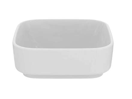 Ideal Standard i.Life B - Umyvadlo na desku 38x38 cm, bez přepadu, bez otvoru pro baterii, bílá T573001