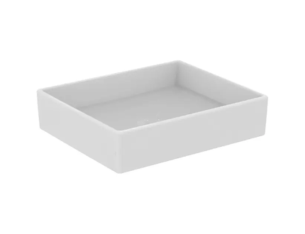 Ideal Standard i.Life B - Umyvadlo na desku 50x42 cm, bez přepadu, bez otvoru na baterii, bílá T573801