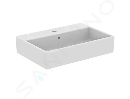 Ideal Standard i.Life B - Umyvadlo na desku 61x42 cm, s přepadem, s otvorem na baterii, bílá T573601