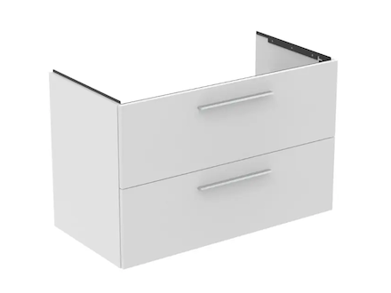 Ideal Standard i.Life B - Umyvadlová skříňka, 100x63x51 cm, 2 zásuvky, pravá, matná bílá T5585DU