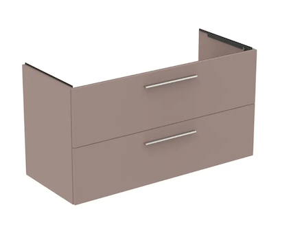 Ideal Standard i.Life B - Umyvadlová skříňka, 120x63x51 cm, 2 zásuvky, matná béžová T5514NH