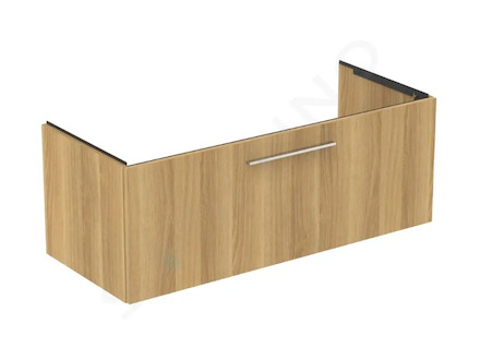 Ideal Standard i.Life B - Umyvadlová skříňka, 44x120x51 cm, 1 zásuvka, přírodní dub T5515NX