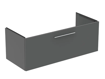 Ideal Standard i.Life B - Umyvadlová skříňka, 44x120x51 cm, 1 zásuvka, šedý matný křemen T5515NG