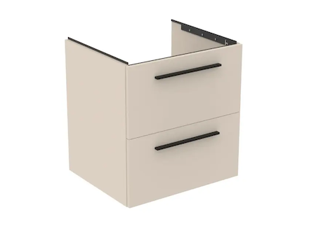 Ideal Standard i.Life B - Umyvadlová skříňka 60x63x51 cm, 2 zásuvky, matná písková T5270NF
