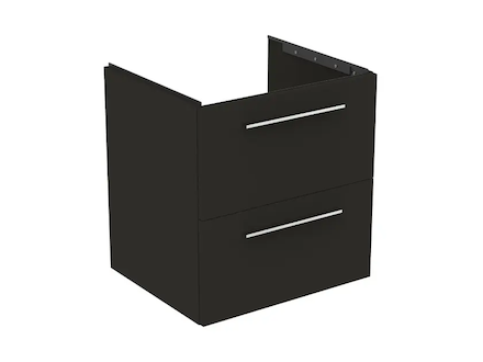 Ideal Standard i.Life B - Umyvadlová skříňka 60x63x51 cm, 2 zásuvky, matná uhlově šedá T5270NV