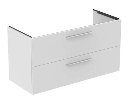 Ideal Standard i.Life B - Umyvadlová skříňka, 63x120x51 cm, 2 zásuvky, matná bílá T5514DU