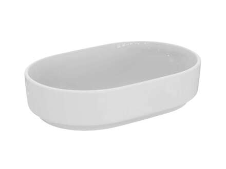 Ideal Standard i.Life O - Umyvadlo na desku 55x38 cm, bez přepadu, bez otvoru pro baterii, bílá T573201
