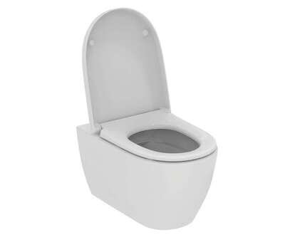 Ideal Standard i.Life O - Závěsné WC se sedátkem Wrapove, SoftClose, bílá T572501