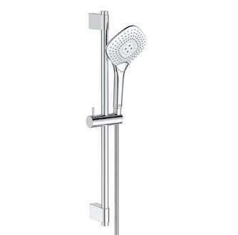 Ideal Standard Idealrain Evo Jet - Set sprchové hlavice Diamond, 3 proudy, tyče 60 cm a hadice, chrom B1762AA