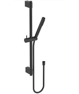Ideal Standard Idealrain - Set sprchové hlavice, tyče a hadice, hedvábná černá A7616XG
