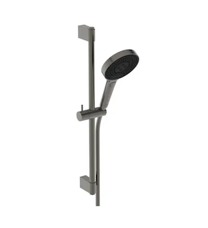 Ideal Standard Idealrain Solos - Set sprchové hlavice, tyče a hadice, 3 proudy, EcoFlow, Magnetic Grey A7897A5