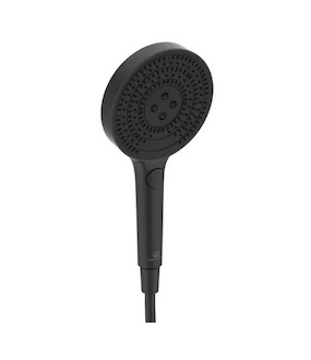 Ideal Standard Idealrain Solos - Sprchová hlavice, 3 proudy, EcoFlow, hedvábná černá A7896XG