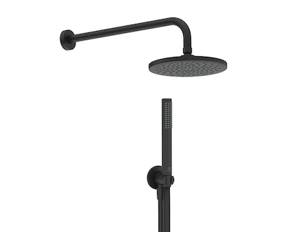 Ideal Standard Idealrain - Sprchový set bez baterie, průměr 20 cm, matná černá BD389XG