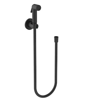 Ideal Standard Idealspray - Bidetová sprška s držákem a hadicí, hedvábná černá B0595XG
