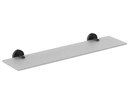 Ideal Standard IOM - Polička, délka 52 cm, černá/satinované sklo A9124XG