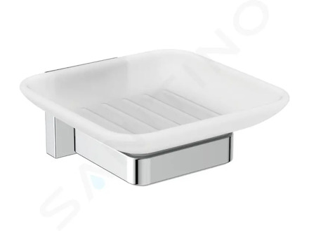 Ideal Standard IOM Square - Mýdlenka s držákem, matné sklo/chrom E2201AA