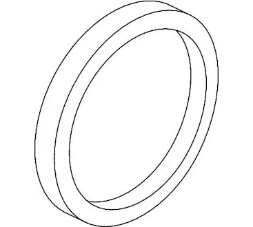 Ideal Standard  - Kruhový distanční rámeček s krytkou pro sprchové baterie, průměr 163 mm, chrom A962465AA