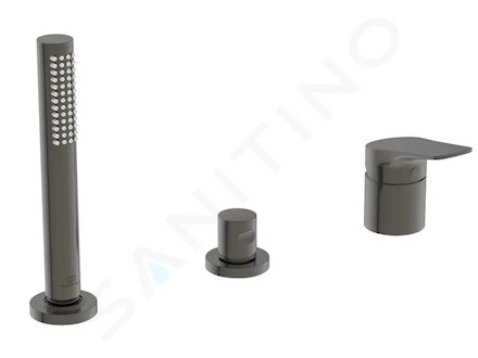 Ideal Standard La Dolce Vita - Baterie na okraj vany, 3-otvorová instalace, Magnetic Grey BD670A5