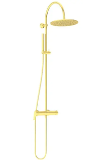 Ideal Standard La Dolce Vita - Sprchový set s baterií, průměr 30 cm, kartáčované zlato BD674A2