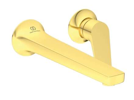 Ideal Standard La Dolce Vita - Umyvadlová baterie pod omítku, 2-otvorová instalace, kartáčované zlato BD957A2