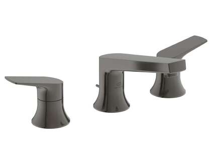 Ideal Standard La Dolce Vita - Umyvadlová baterie s výpustí, 3-otvorová instalace, Magnetic Grey BD661A5