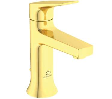 Ideal Standard La Dolce Vita - Umyvadlová baterie s výpustí, kartáčované zlato BD655A2