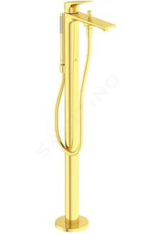 Ideal Standard La Dolce Vita - Vanová baterie do podlahy, kartáčované zlato BD673A2