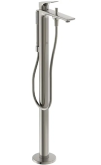Ideal Standard La Dolce Vita - Vanová baterie do podlahy, Silver Storm BD673GN
