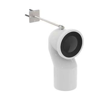 Ideal Standard  - Odpadní koleno svislé, 125-135 mm, bílá J324867