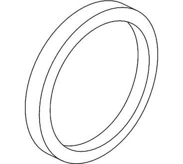 Ideal Standard Podomítkové díly - Kruhový distanční rámeček s krytkou pro sprchové baterie, průměr 163 mm, chrom A962465AA