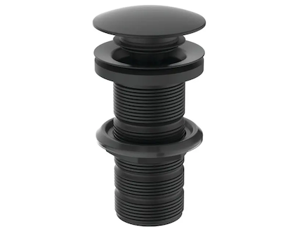 Ideal Standard Příslušenství - Odtoková souprava Click-Clack pro umyvadla bez přepadu, černá E1483XG