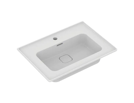 Ideal Standard Strada II - Nábytkové umyvadlo 64x46 cm, s otvorem pro baterii, s Ideal Plus, bílá T2991MA