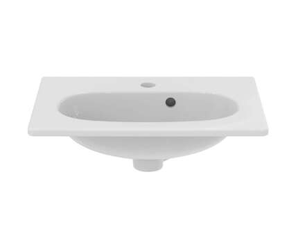 Ideal Standard Tesi - Umyvadlo 53x38 cm, s přepadem, otvor pro baterii, bílá T351101