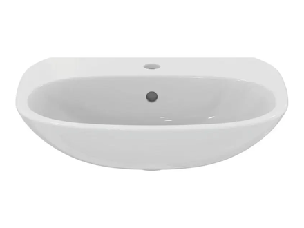 Ideal Standard Tesi - Umyvadlo 60x48 cm, s přepadem, otvor pro baterii, bílá T352201