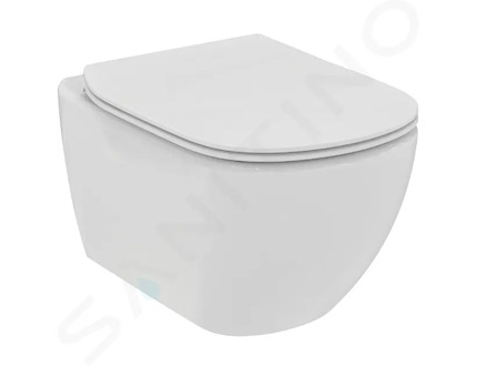 Ideal Standard Tesi - Závěsné WC se sedátkem SoftClose, RimLS+, bílá T536001